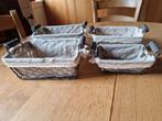 DRAADMANDEN SET 4x, Ophalen of Verzenden, Nieuw, Rechthoekig, Mand