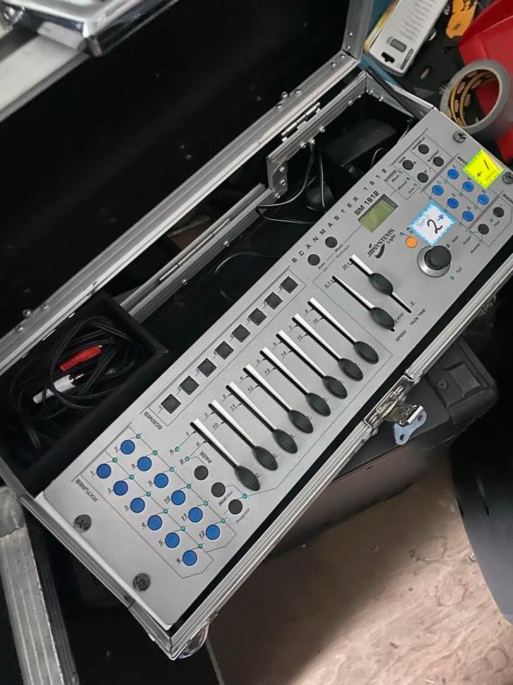JB Systems SM 1612 Scanmaster in case - Goede staat!, Muziek en Instrumenten, Licht en Laser, Gebruikt, Licht, Geluidgestuurd