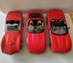 Set van Rode Chevrolet  Corvette (C3,C4,C5), Hobby en Vrije tijd, Modelauto's | 1:18, Ophalen of Verzenden, Gebruikt, Auto, Overige merken