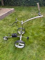 Electrische trolley met afstandsbediening, Sport en Fitness, Golf, Ophalen, Gebruikt, Golfkar