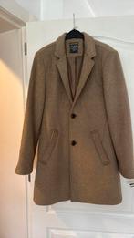 Wollen mantel beige taupe, Ophalen of Verzenden, Nieuw, Maat 42/44 (L), Beige