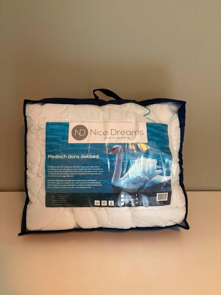 Nice Dreams medisch dons dekbed 240x220 nieuw, Huis en Inrichting, Slaapkamer | Beddengoed, Zo goed als nieuw, Deken of Dekbed