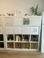 2* IKEA Kallax kast 4x4 met deurtjes en laden, Huis en Inrichting, Kasten | Wandmeubels, Ophalen, 100 tot 150 cm, Zo goed als nieuw