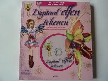 digitaal elfen tekenen, boek met cd beschikbaar voor biedingen