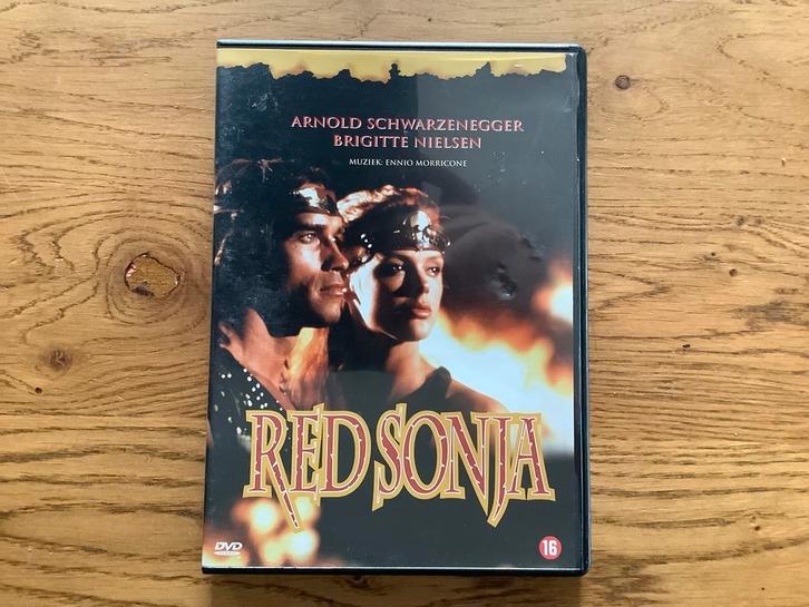 14). RED SONJA, Arnold Schwarzenegger, Brigitte Nielsen., Cd's en Dvd's, Dvd's | Avontuur, Zo goed als nieuw, Vanaf 16 jaar, Ophalen of Verzenden