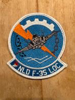 F-35 loc patch luchtmacht klu, Verzamelen, Verzenden, Gebruikt, Patch, Badge of Embleem