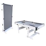 Cougar Hustle XL opklapbare pooltafel zo goed als nieuw., Sport en Fitness, Biljarten en Poolen, Ophalen, Zo goed als nieuw, Pooltafel