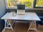 Bureau Lagkapten met Mittback Schragen - 150x75, Huis en Inrichting, Bureaus, Ophalen, Gebruikt, Bureau