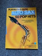 Alto sax - Playalong 50/50 - 50 pop hits incl audio, Muziek en Instrumenten, Bladmuziek, Ophalen of Verzenden, Zo goed als nieuw