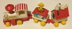 Vintage Snoopy Trein 1972 United Features Syndicate Inc, Ophalen of Verzenden, Zo goed als nieuw, Snoopy, Beeldje of Figuurtje