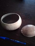 Keramische (snoep) pot met deksel, Ophalen of Verzenden, Zo goed als nieuw, Ovaal, Porselein of Keramiek