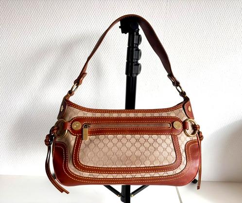 Authentieke Celine vintage  beige/ bruine handtas, Sieraden, Tassen en Uiterlijk, Tassen | Damestassen, Gebruikt, Handtas, Beige