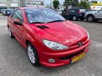 Peugeot 206 CC 2.0-16V Hardtop, Nap, Apk, Airco, Leer Aux, U, 136 pk, Gebruikt, 4 cilinders, Cabriolet