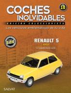 Renault 5 geel 1972 geel Spaans Salvat schaal 1/24 # 10, Hobby en Vrije tijd, Modelauto's | 1:24, Nieuw, Overige merken, Auto