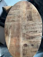 Tafel ovaal industrieel, Huis en Inrichting, Tafels | Eettafels, 200 cm of meer, Zo goed als nieuw, Ovaal, 50 tot 100 cm