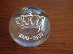 Gave Presse papier / paperweight Kroon 1890-1990 Shell, Ophalen of Verzenden, Zo goed als nieuw