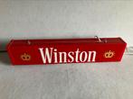 Vintage Winston sigaretten dubbelzijdige lichtbak reclame, Verzamelen, Merken en Reclamevoorwerpen, Ophalen of Verzenden, Gebruikt