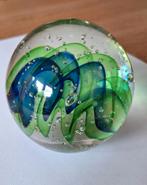 Presse papier Waldglasshütte Erpentrup blauw/groen, Ophalen of Verzenden