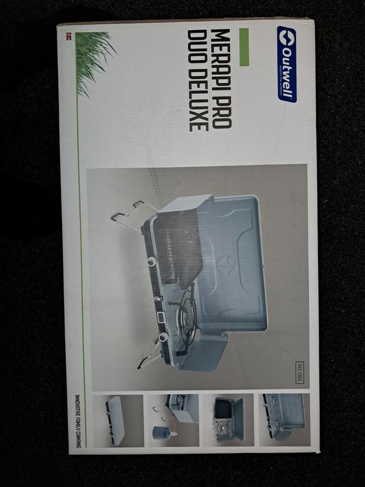 Outwell Merapi Pro Duo Deluxe - Camping Kooktoestel, Caravans en Kamperen, Kampeeraccessoires, Nieuw, Ophalen of Verzenden