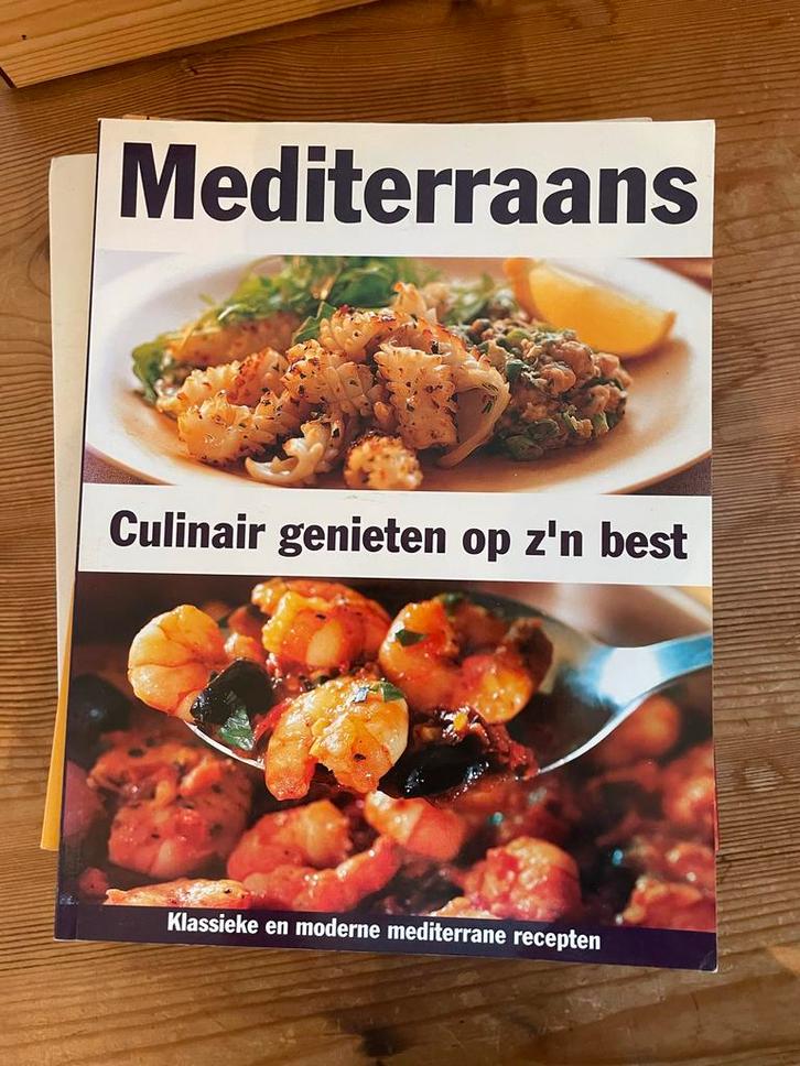 Mediterraans Kookboek, Boeken, Kookboeken, Zo goed als nieuw, Voorgerechten en Soepen, Italië, Gezond koken, Ophalen of Verzenden