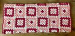 Gehaakte deken, baby, granny square, roze, Ophalen of Verzenden, Nieuw, 100 cm of meer, Deken