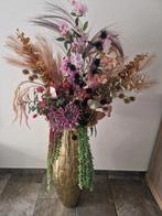 Vaas met zijden bloemen, Ophalen, Overige materialen, Overige kleuren, Zo goed als nieuw