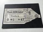 Voetbal Finale ticket KNVB Beker 5 mei 1978 AJAX - AZ'67, Verzenden, Zo goed als nieuw, Ajax, Poster, Plaatje of Sticker