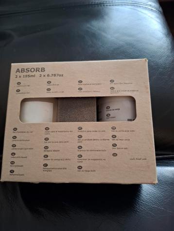 Zwarte leren 3-zitsbank Ikea Kivik - afbeelding 5