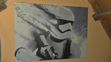 Stormtrooper Canvas - Star Wars Print beschikbaar voor biedingen
