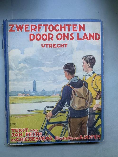 Zwerftochten door ons land: Utrecht (1931), Boeken, Prentenboeken en Plaatjesalbums, Gelezen, Plaatjesalbum, Ophalen of Verzenden