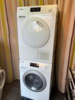 Setje Droger en Wasmachine Miele - 700 Samen of 400 Per Stuk, 6 tot 8 kg, Ophalen, Gebruikt, Minder dan 85 cm