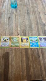 5 1995 pokemon kaarten, Hobby en Vrije tijd, Verzamelkaartspellen | Pokémon, Ophalen of Verzenden, Zo goed als nieuw, Meerdere kaarten