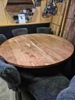 Ronde teak/arcasia tafel 150cm, Teakhout, Rond, Nieuw, Ophalen of Verzenden