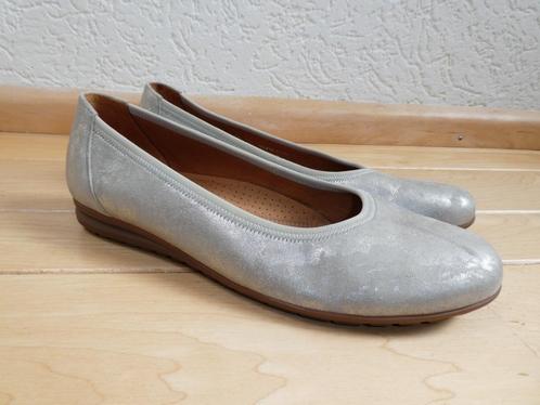 Gabor ballerina's maat 39 G taupe metallic elastische rand, Kleding | Dames, Schoenen, Zo goed als nieuw, Ballerina's, Overige kleuren