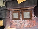 Antieke Mozaiek tafel, 2 stuks, Antiek en Kunst, Ophalen
