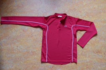 Rood sport shirt van het Franse Texmex maat 11 12 of 152