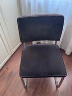 Eetkamerstoelen Rib chroom, Ophalen, Zo goed als nieuw, Twee