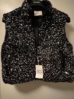 Zwarte glitter jas/bodywarmer - Maat L - Nieuw!, Kleding | Dames, My queen, Zwart, Maat 42/44 (L), Nieuw