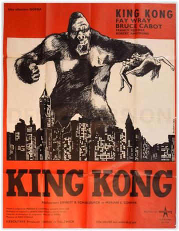 lot oude posters king kong beschikbaar voor biedingen