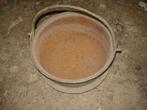 Heksenketel kookpot grape bloempot 14, Gebruikt, Rond, Tuin, Metaal
