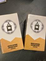 2 houten lantaarns 13x10x24cm, Huis en Inrichting, Bruin, Nieuw, Ophalen of Verzenden, Hout