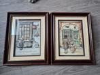 2x lijsten met Anton Pieck 3D afbeeldingen, Antiek en Kunst, Ophalen of Verzenden