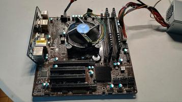 B75 Pro3-M + i5 + 8gb ddr3 beschikbaar voor biedingen