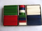 Vintage doos met fiches jaren 50, Ophalen of Verzenden, Zo goed als nieuw