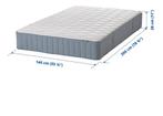 IKEA VÅGSTRANDA Matras 140x200 - Zo Goed Als Nieuw!, Ophalen, Tweepersoons, 140 cm, Zo goed als nieuw