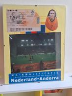 WK-Kwalificatie 2002 Ticket Nederland - Andorra (Ingelijst), Overige typen, Gebruikt, Ophalen of Verzenden