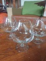 Cognac glazen!! 3 stuks!, Ophalen, Zo goed als nieuw, Overige typen