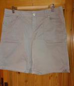 Korte grijze katoenen broek maat 42, Kort, Maat 42/44 (L), Ophalen of Verzenden, Grijs