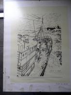Bob de Moor litho genummerd en gesigneerd, Antiek en Kunst, Kunst | Litho's en Zeefdrukken, Ophalen of Verzenden