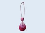 Roze statement ketting ~ TH0607, Ophalen of Verzenden, Zo goed als nieuw, Roze, Overige materialen